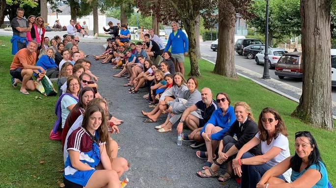 Jóvenes de las parroquias de San Miguel y San Pedro hacen el Camino de Santiago