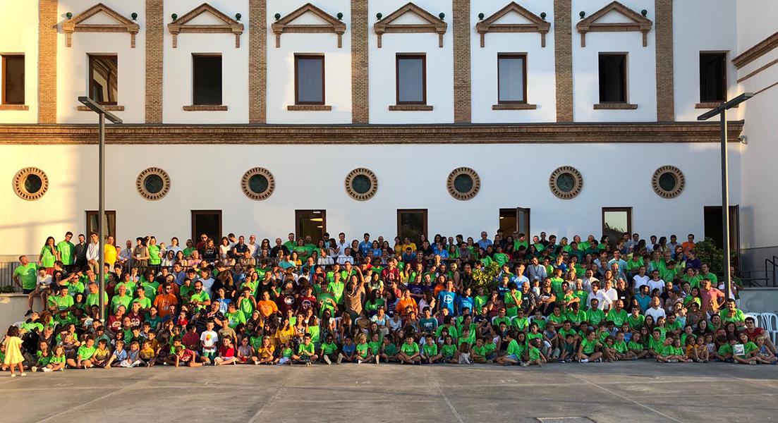 Desde Getafe, en familia, a la Casa Diocesana de Málaga