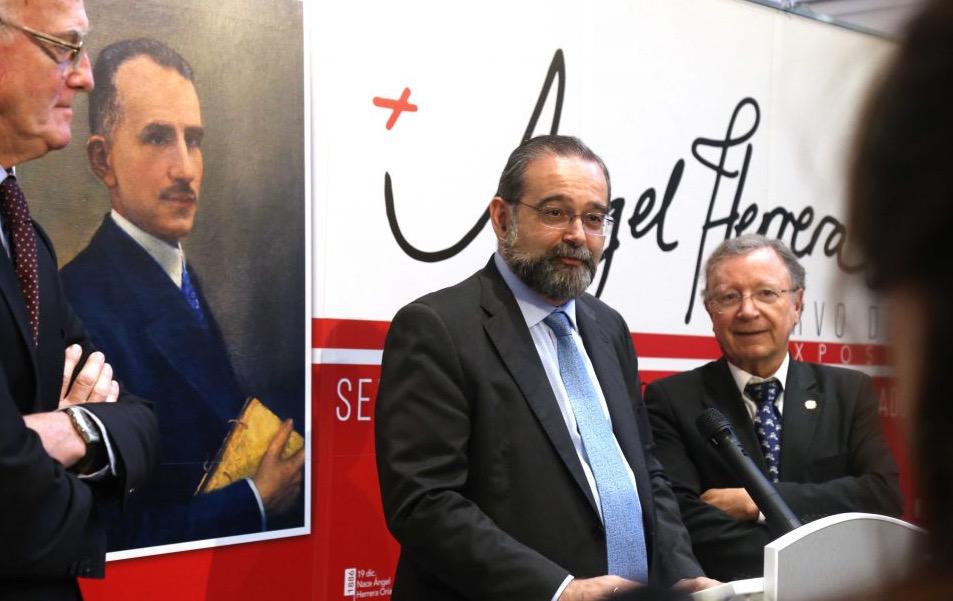 Inauguración de la exposición en Madrid