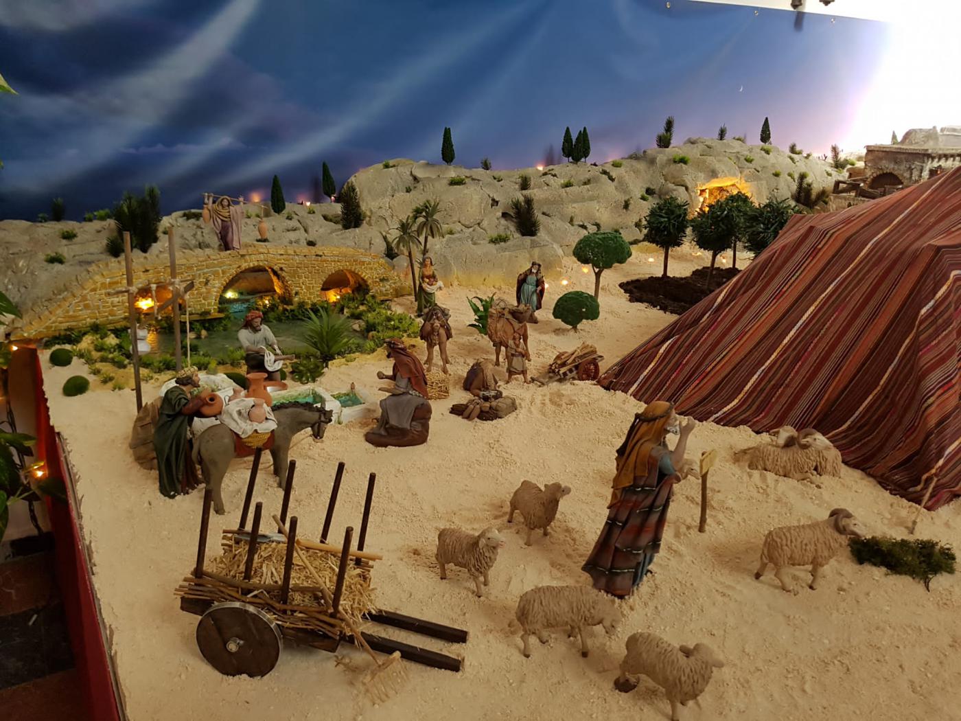 Belén de la parroquia del Rosario en La Cala del Moral