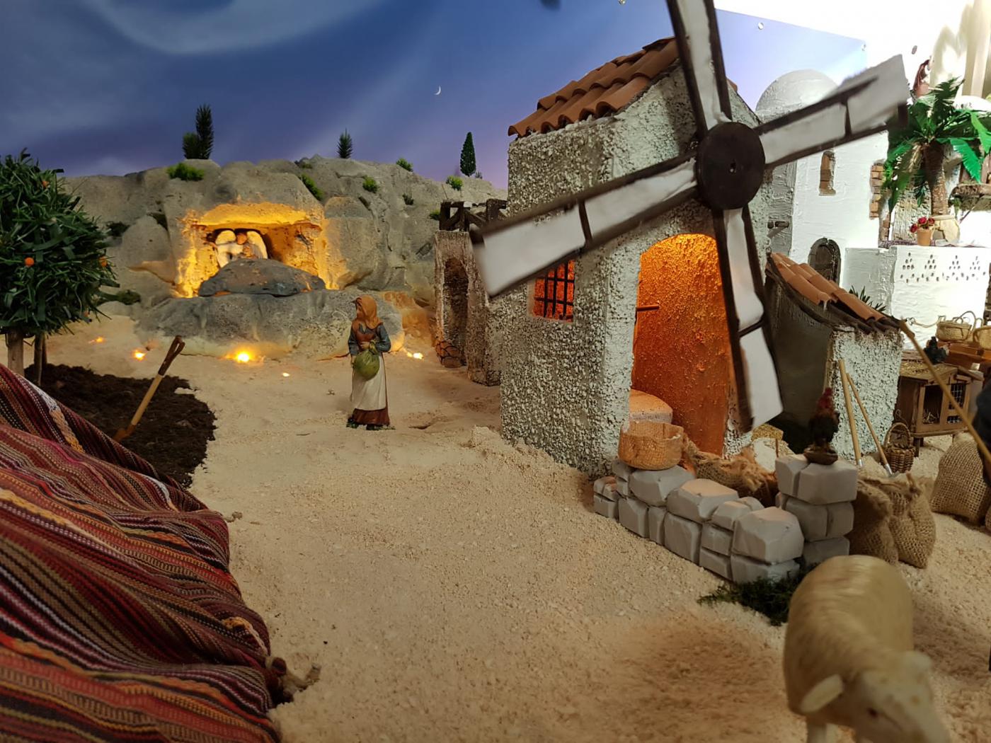 Belén de la parroquia del Rosario en La Cala del Moral