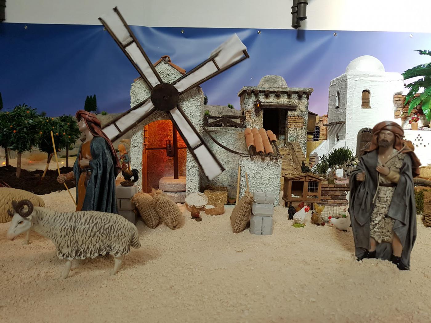 Belén de la parroquia del Rosario en La Cala del Moral