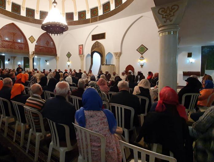 Oración interreligiosa por la paz en la mezquita de Marbella, el 16 de diciembre de 2019