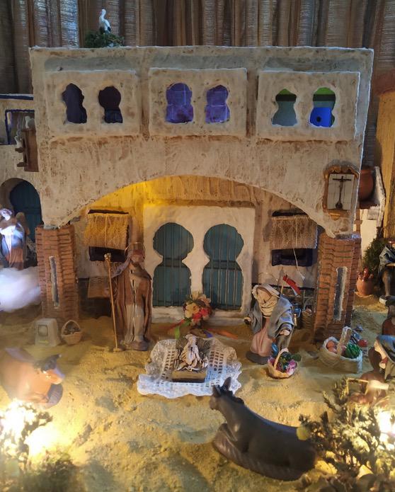 Belén de la familia Domingo González, de la parroquia de la Victoria
