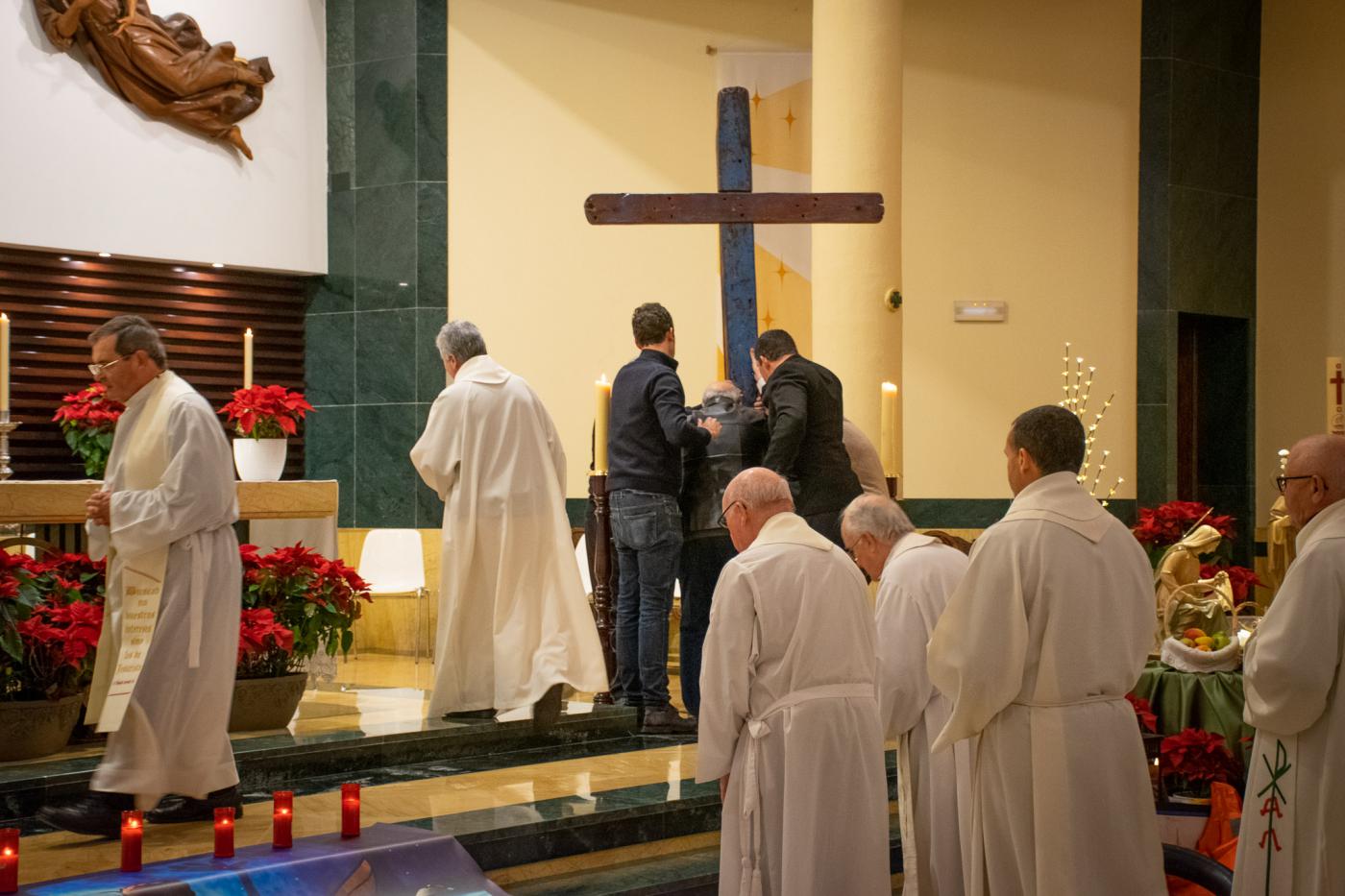 La Cruz de Lampedusa en la parroquia Santa María de la Amargura