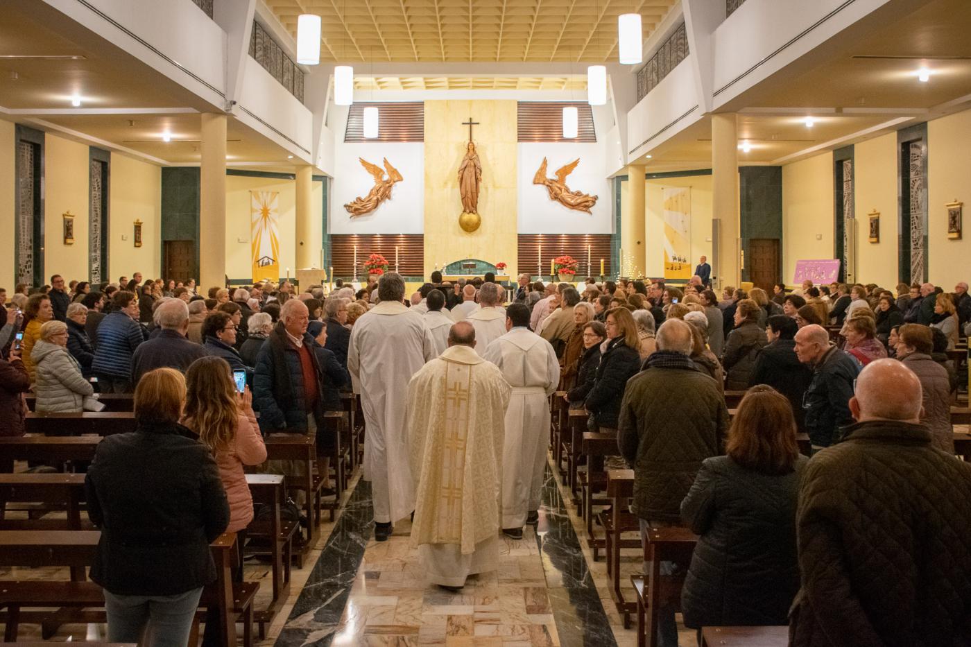 La Cruz de Lampedusa en la parroquia Santa María de la Amargura