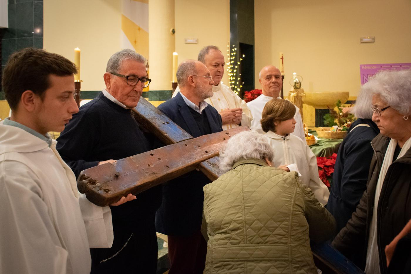 La Cruz de Lampedusa en la parroquia Santa María de la Amargura