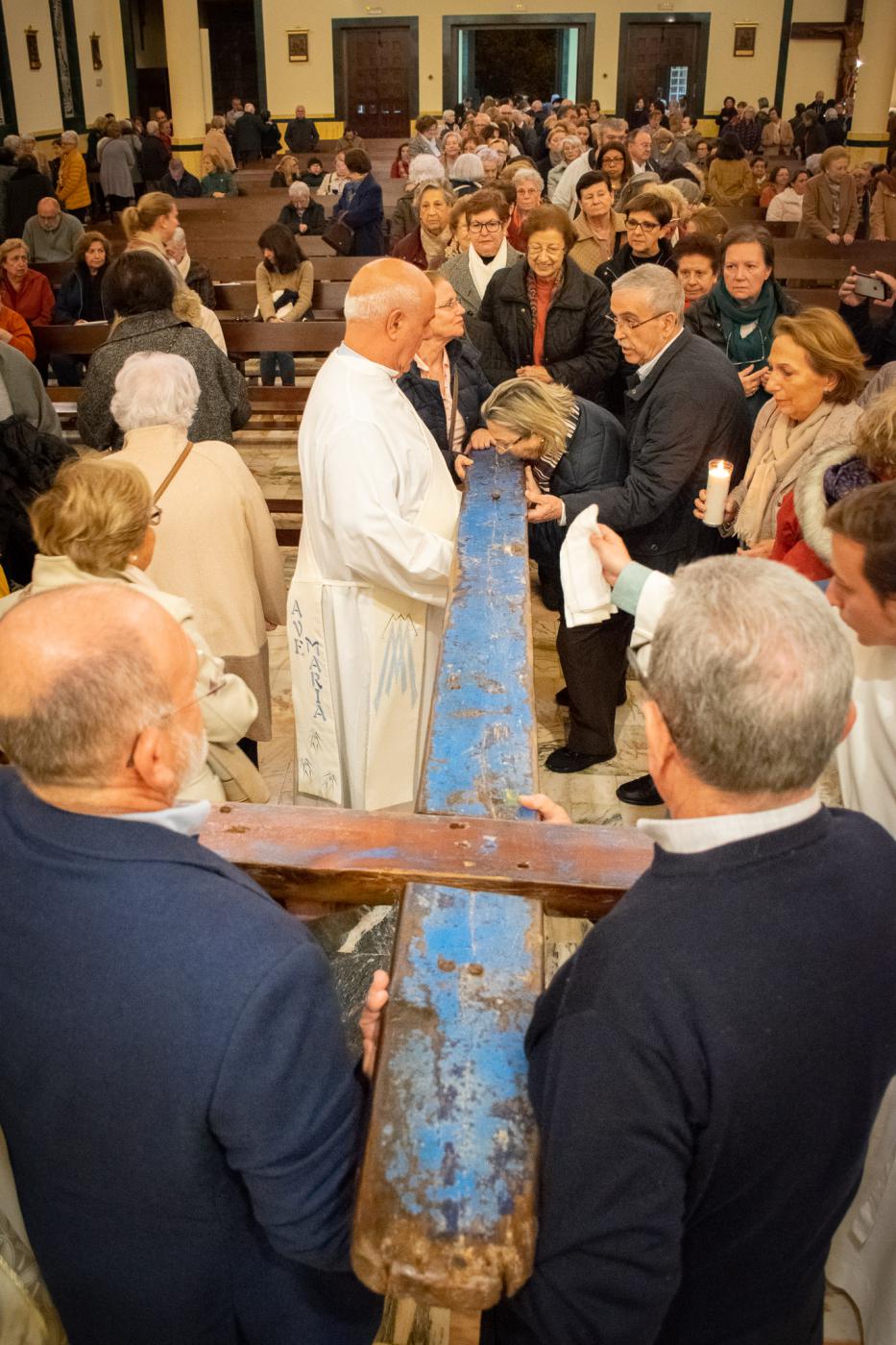 La Cruz de Lampedusa en la parroquia Santa María de la Amargura
