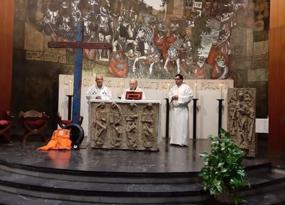 Eucaristía en la parroquia de Santa Rosa de Lima