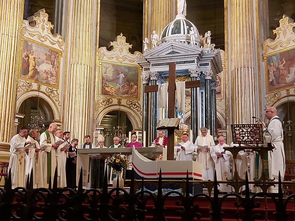 Oración ecuménica en la Catedral de Málaga, presidida por el Obispo, D. Jesús Catalá