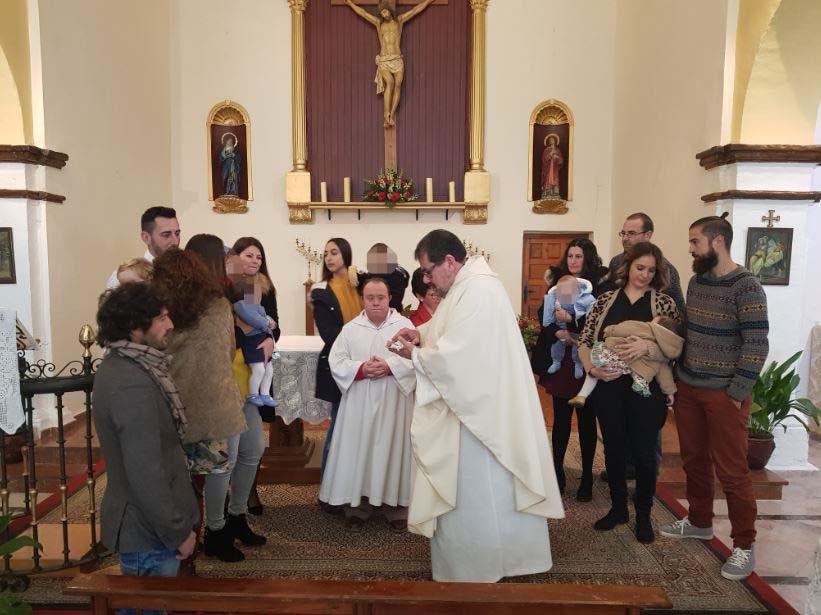 Algatocín recibe al Obispo en la Candelaria