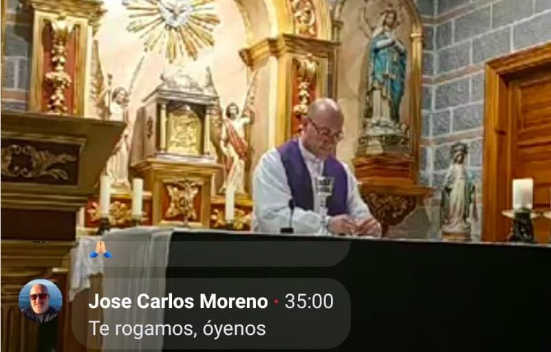 Málaga: así se celebra la Misa a puerta cerrada en una parroquia malagueña