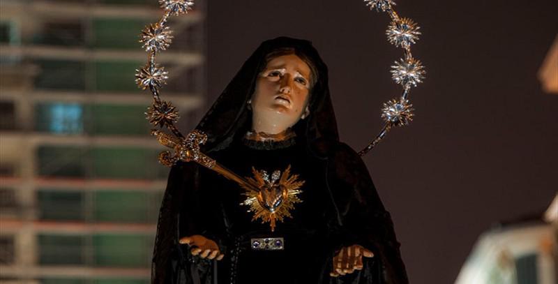 Siete dolores de María en Sábado Santo