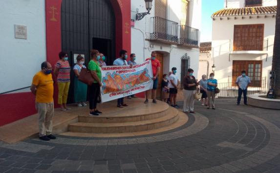 Círculo de Silencio del mes de junio de 2020 en Álora