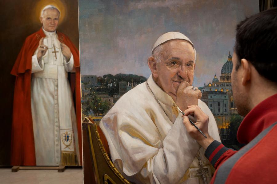 Raúl Berzosa: «Busco que la obra sirva de herramienta para la fe»