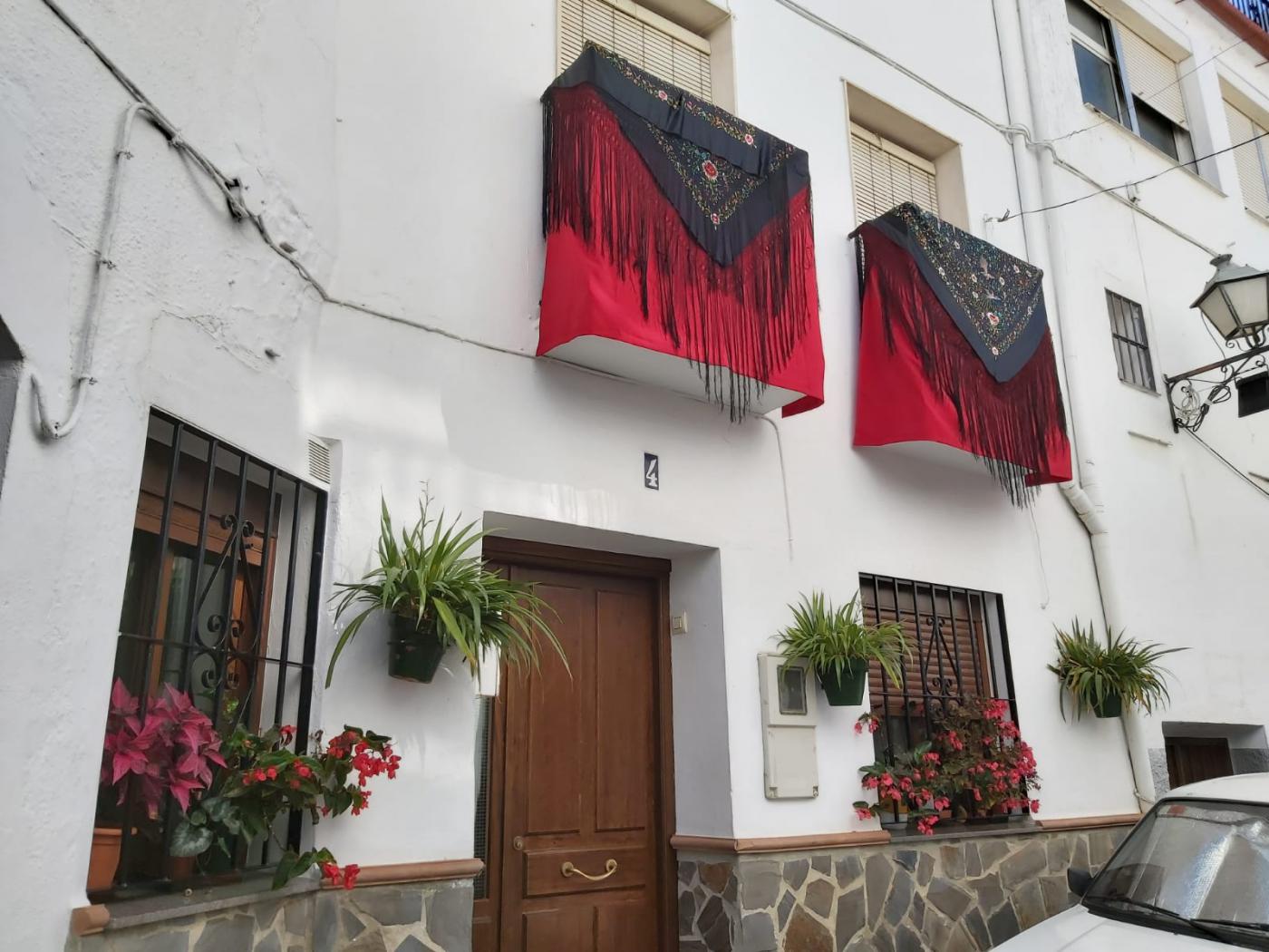 Casas adornadas por el Corpus en Yunquera