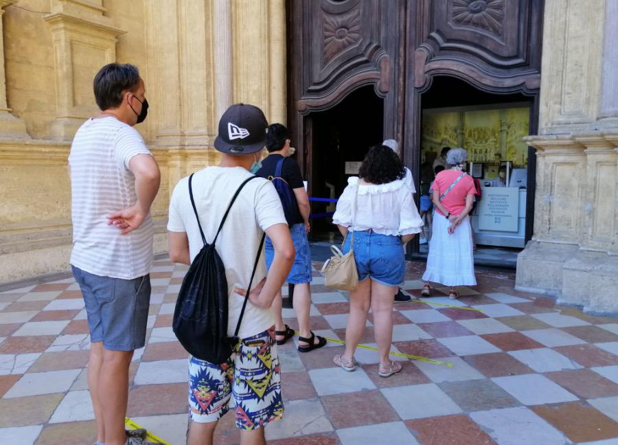 La Catedral en su reapertura a los turistas tras el confinamiento del Covid-19
