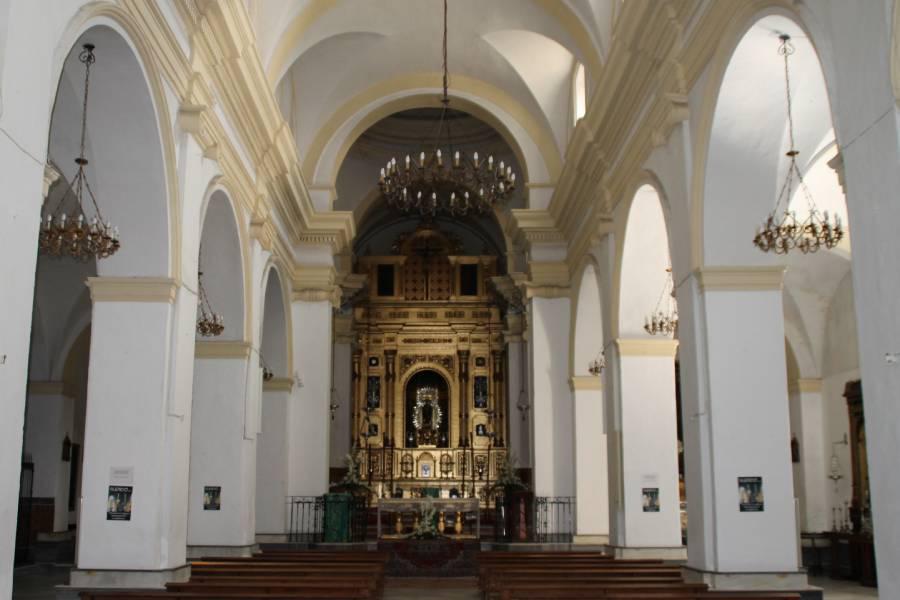 Interior de la parroquia de Nuestra Señora del Reposo en Campillos