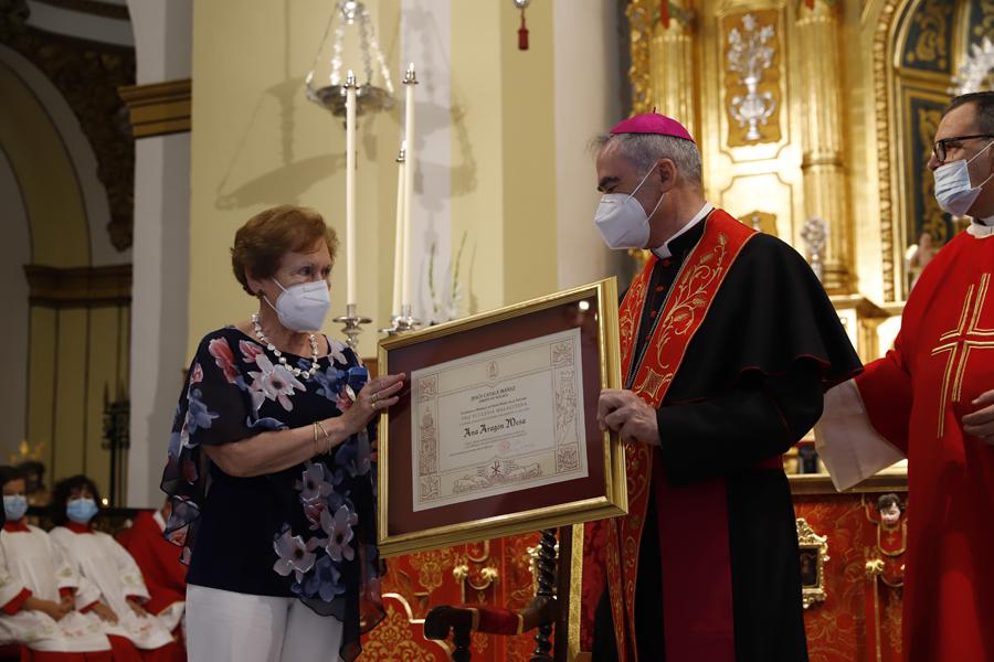 «Es una responsabilidad llevar esta distinción con la Madre»