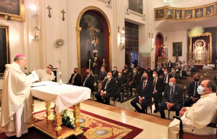 Fiesta de María Santísima Reina de los Cielos, co-titular de la Agrupación de Cofradías de Semana Santa de Málaga (iglesia de San Julián)