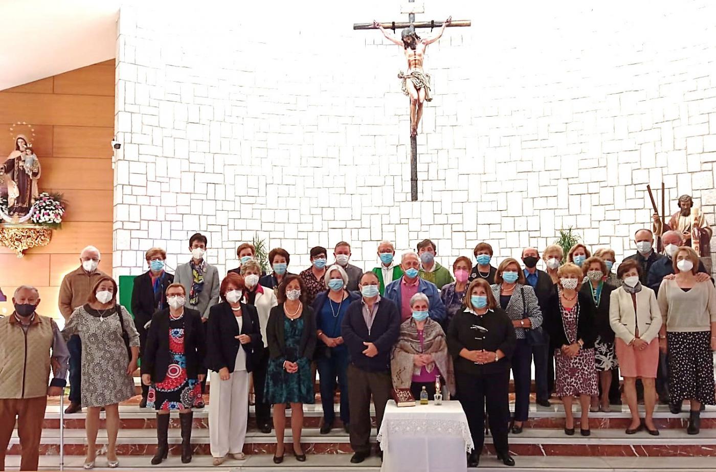 El equipo de Pastoral de la Salud de San Andrés en Torre del Mar es presentado a la comunidad