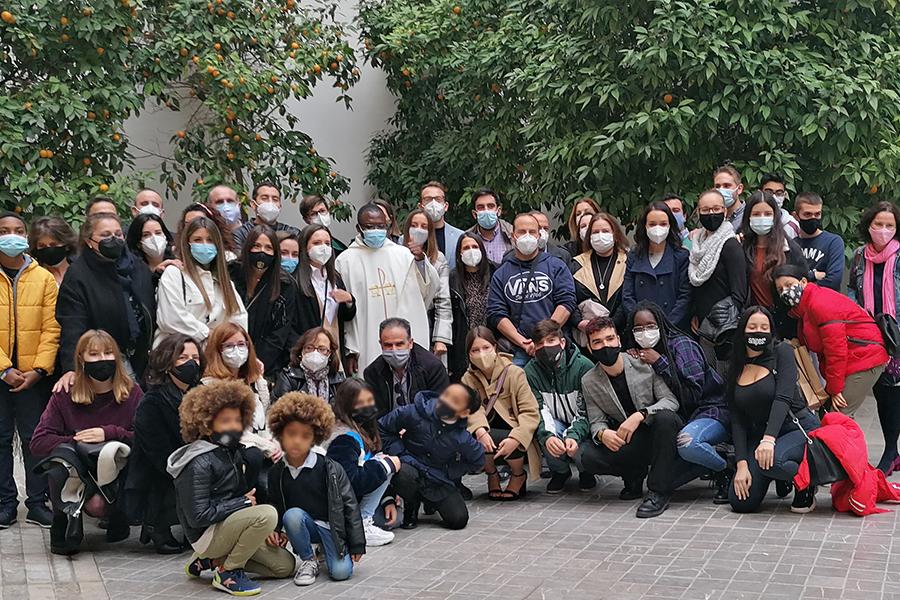 Últimos votos del jesuita Crisanto Abeso