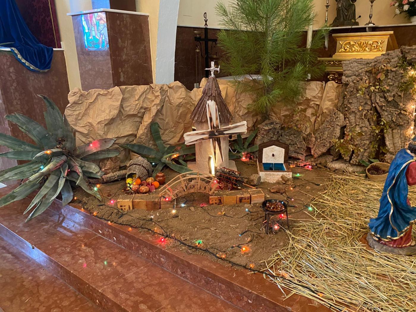 Belén de la parroquia de Santa Rosa de Lima en Igualeja