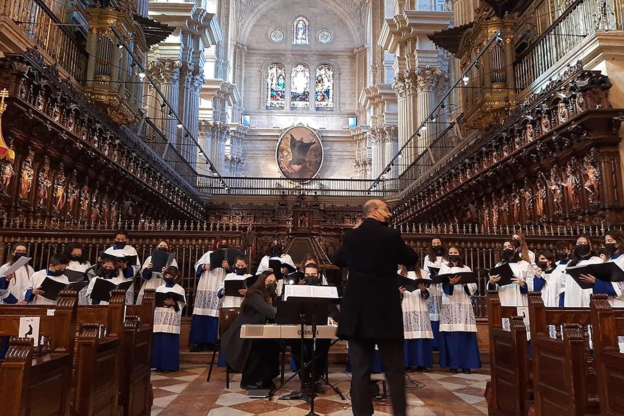 Los Sabios de Oriente hacen escala en la Catedral de Málaga