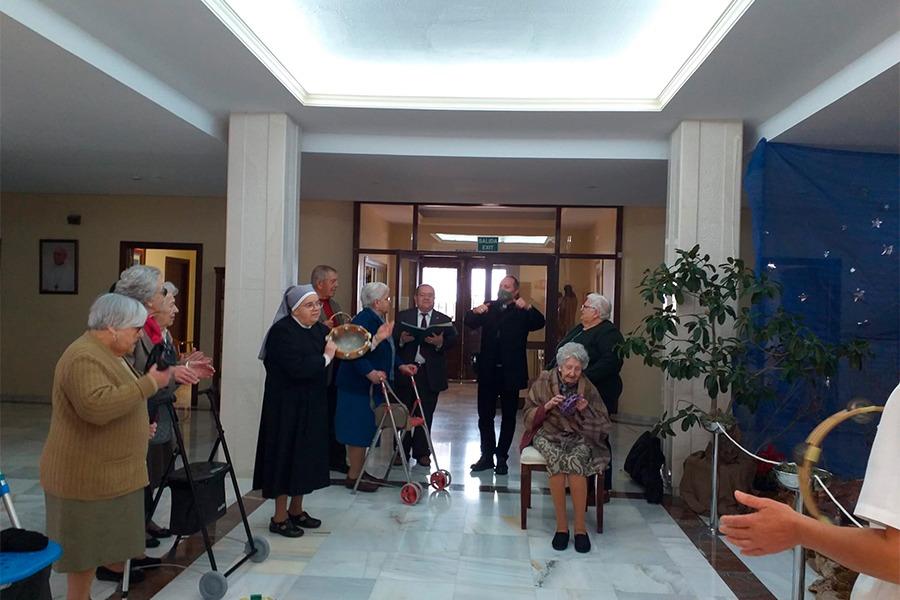 Esta Navidad en la Residencia de las Hermanitas de los Pobres de Ronda