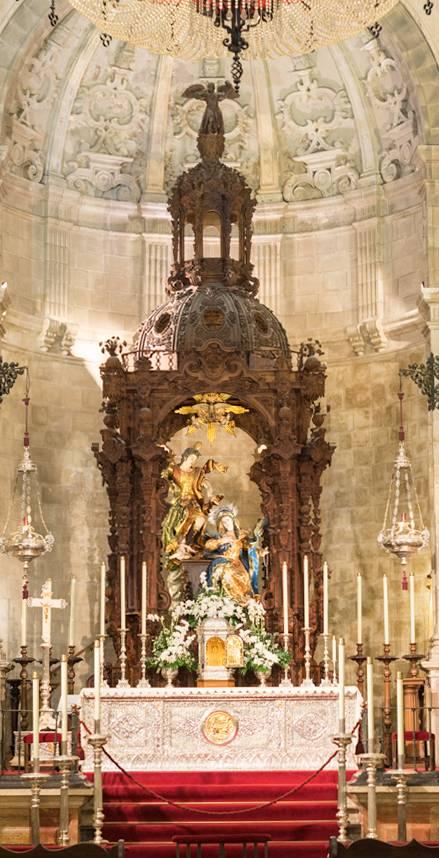 Baldaquino del Altar Mayor de la Colegiata de Santa María la Mayor de Ronda