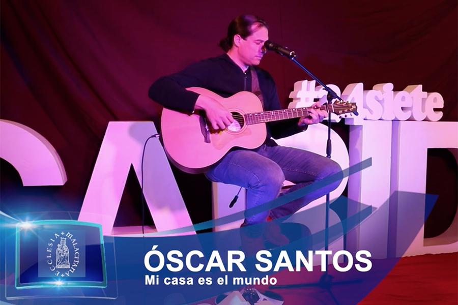 Óscar Santos se une al reto #24SIETE por el Hogar San Carlos