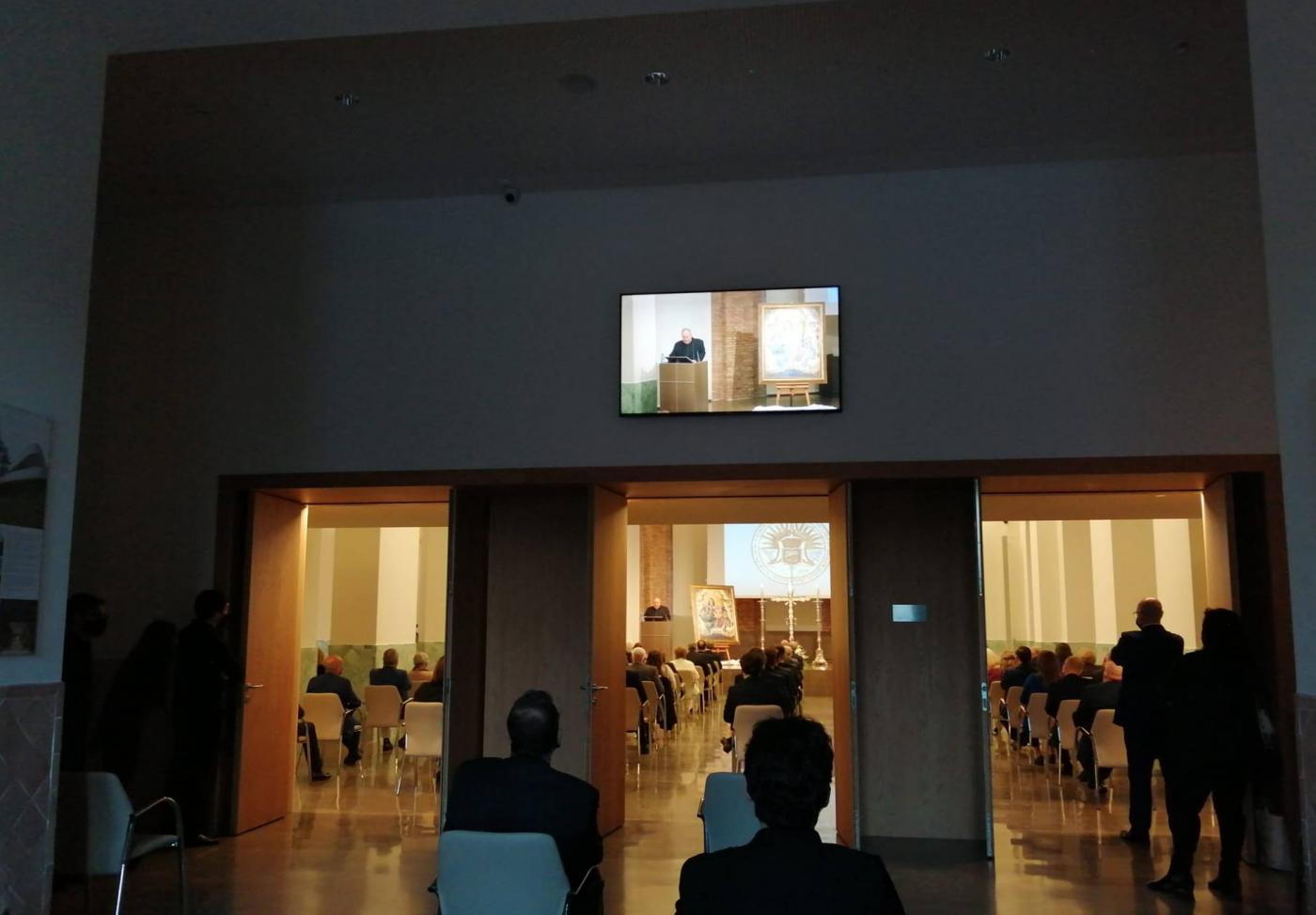 El acto contó con todas la medidas de seguridad