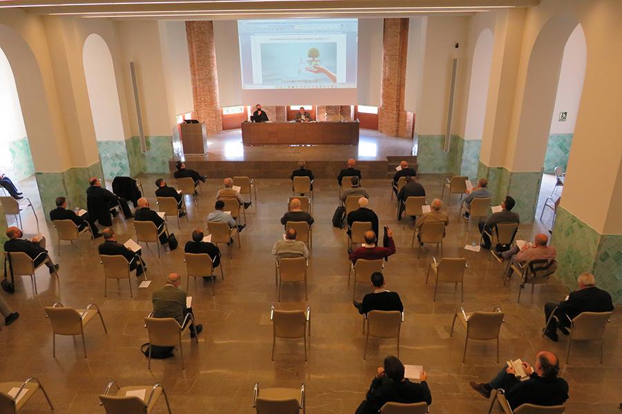 D. Ángel Galindo García, Vicario General de Segovia, en la Jornada de Formación para el Clero // E. LLAMAS