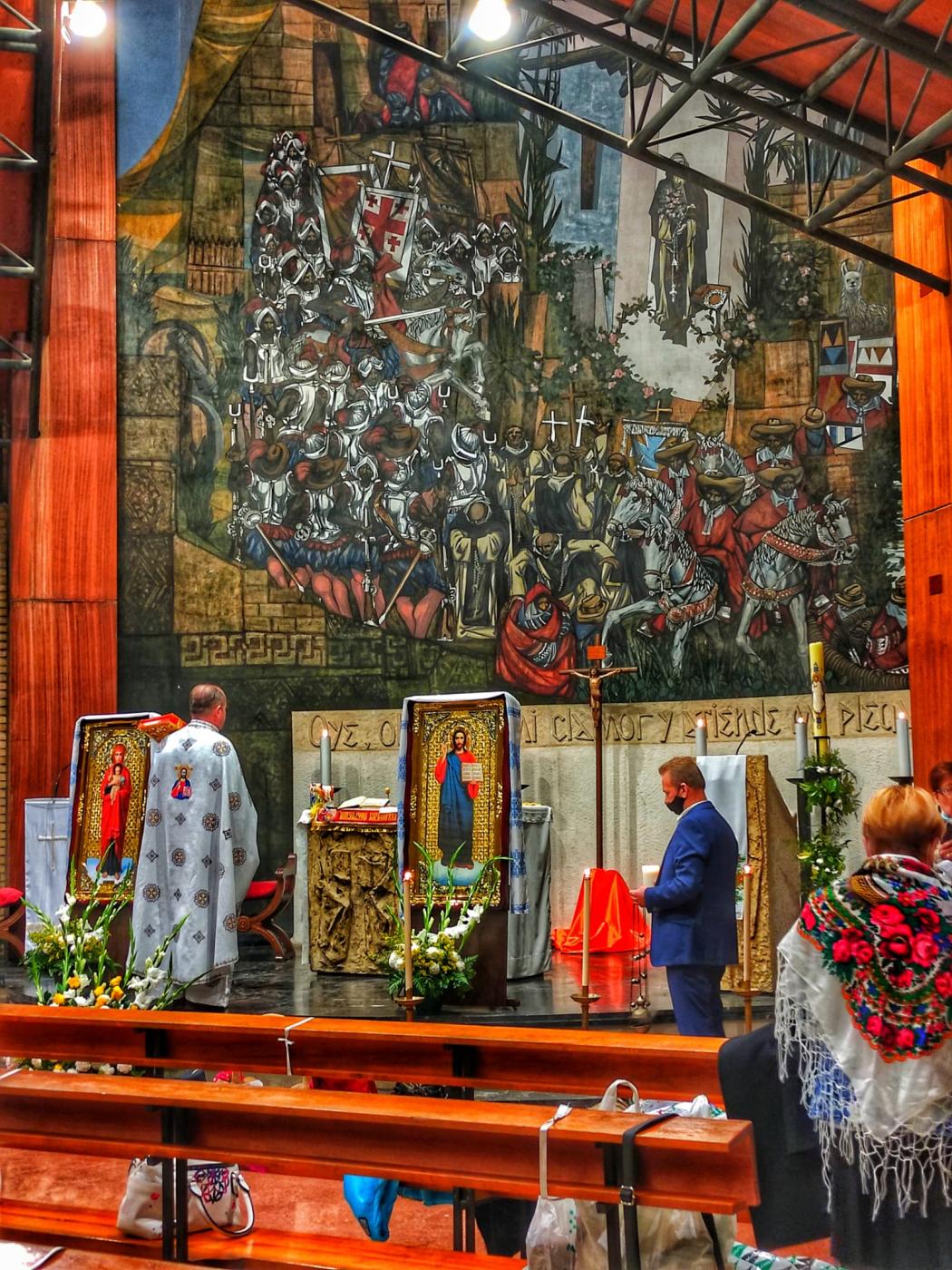 Los greco-católicos en Málaga celebran la Pascua