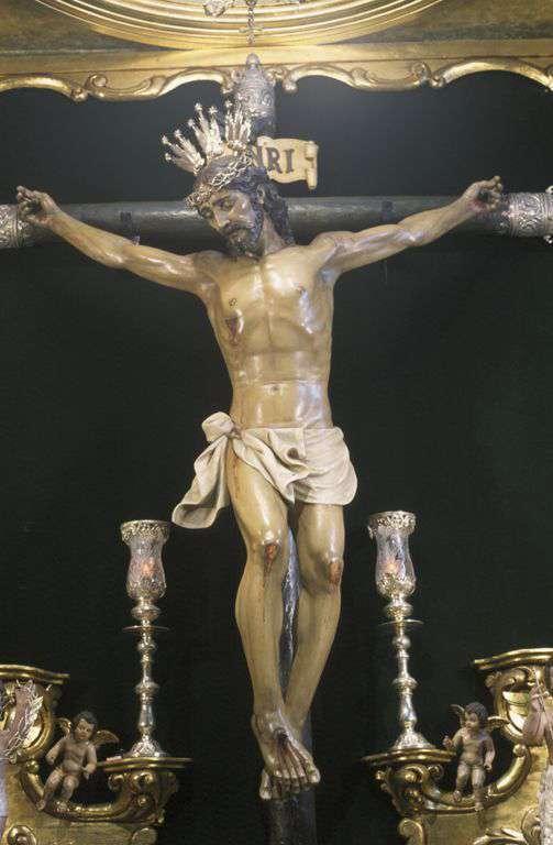 Cristo de la Veracruz en la parroquia de Nrta. Sra. de la Asunción en Almogía //IAPH