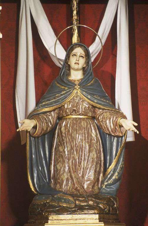 Virgen de la Piedad en la parroquia de Nrta. Sra. de la Asunción en Almogía //IAPH