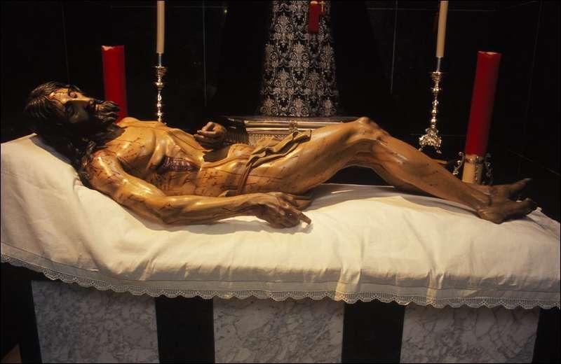 Cristo yacente en la parroquia de Nrta. Sra. de la Asunción en Almogía //IAPH