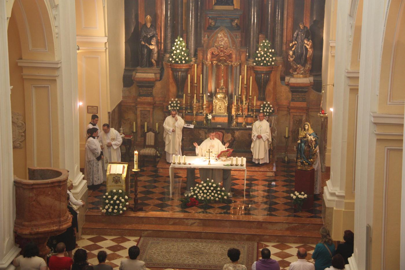 Celebración de la fiesta de Santa Rita en 2019