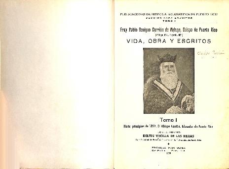 Primera página del libro de Vecilla de las Heras