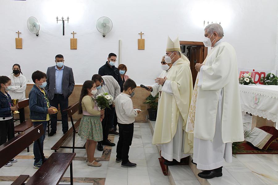 Visita Pastoral del Sr. Obispo, D. Jesús Catalá, a Moclinejo y El Valdés