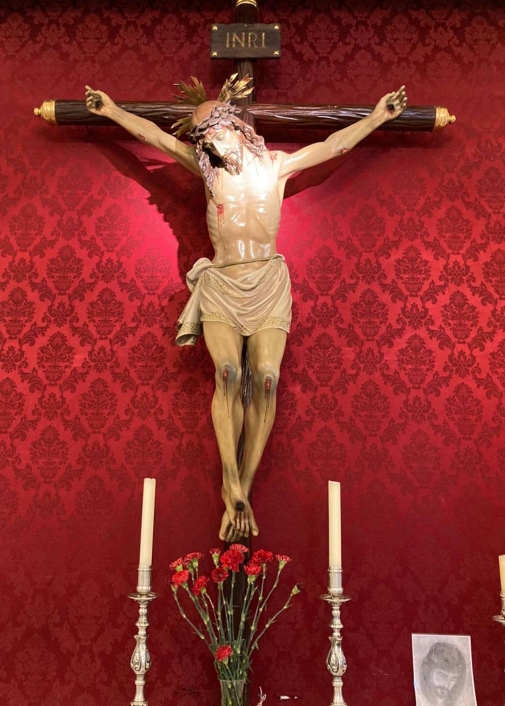 Santo Cristo de la Vid en la parroquia de Ntra. Sra. de la Oliva en Mollina