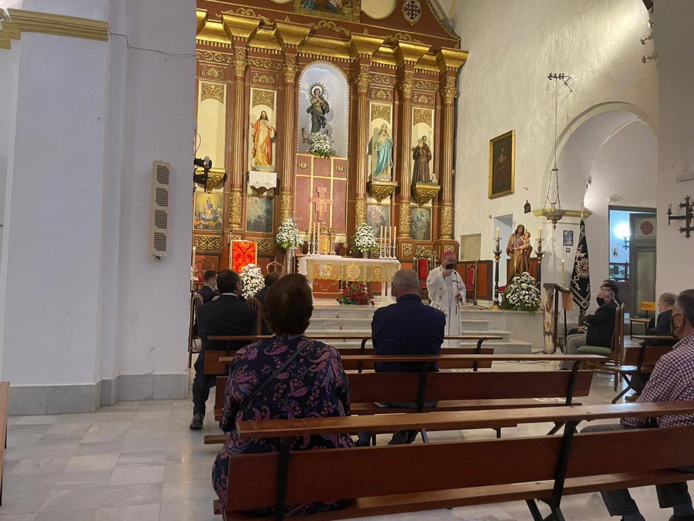 Visita Pastoral del Obispo de Málaga al Convento de San Francisco, en Vélez-Málaga