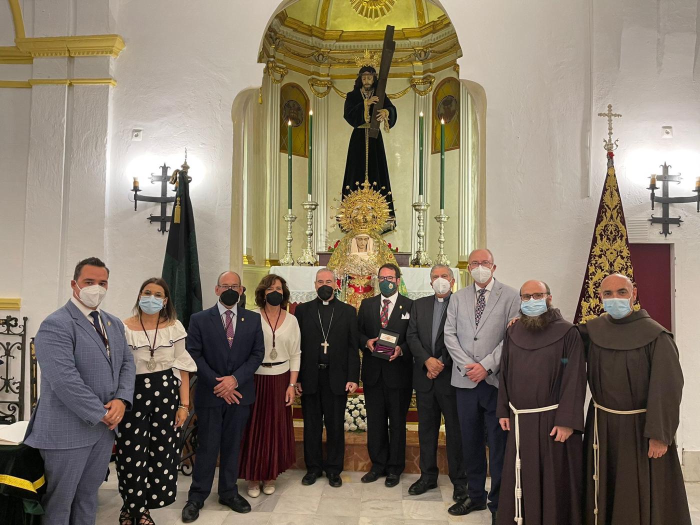 Visita Pastoral del Obispo de Málaga al Convento de San Francisco, en Vélez-Málaga