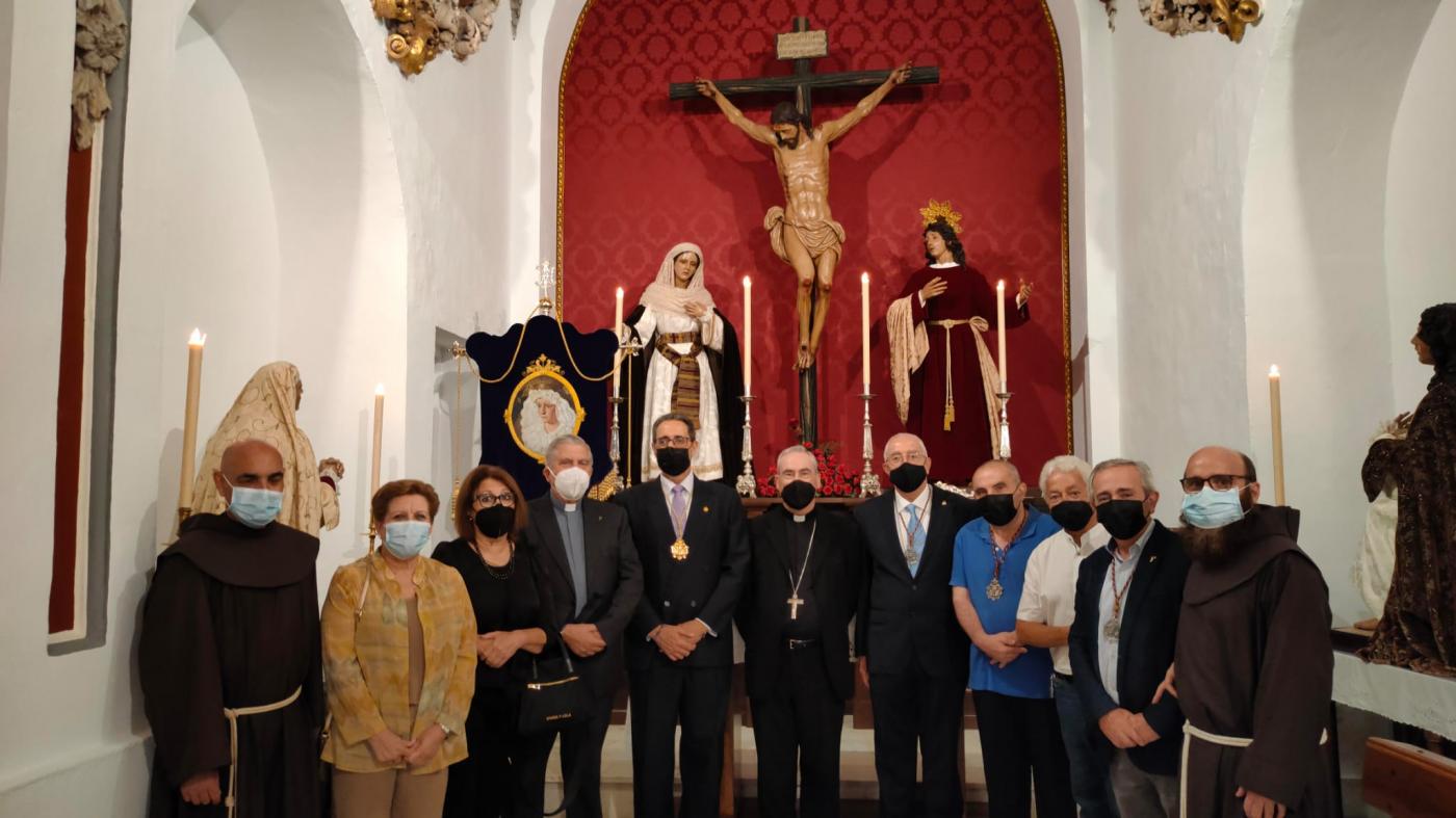 Visita Pastoral del Obispo de Málaga al Convento de San Francisco, en Vélez-Málaga