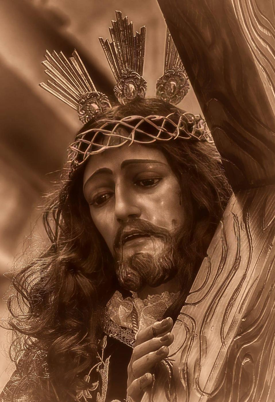 Imagen de Nuestro Padre Jesús Nazareno de la parroquia de Santiago Apostól en Monda //J M TAPIA GUTIERREZ