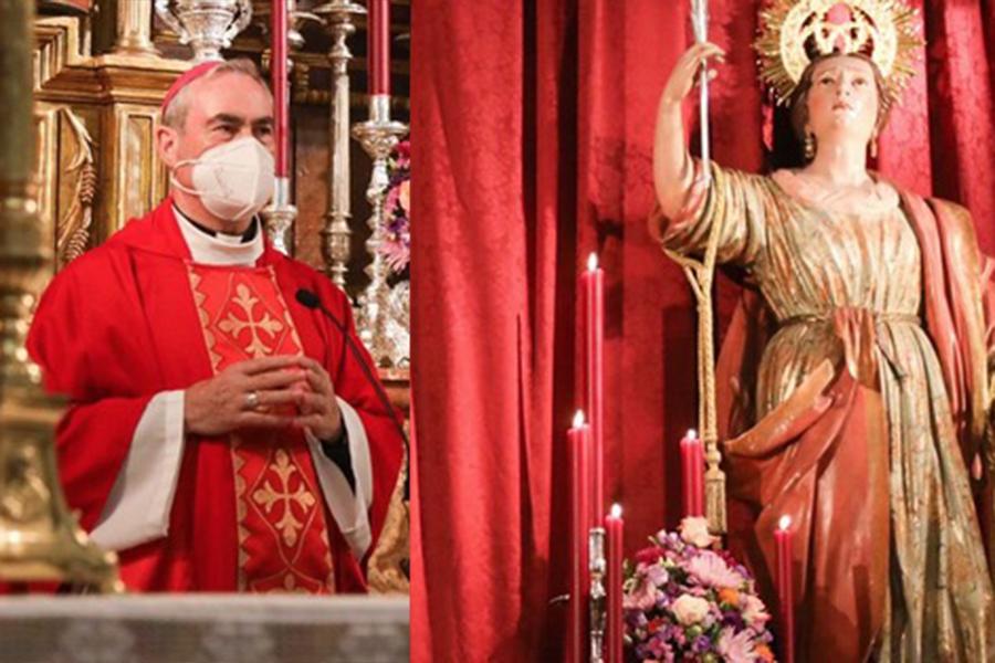 El Obispo preside la Misa de los Santos Patronos Ciriaco y Paula