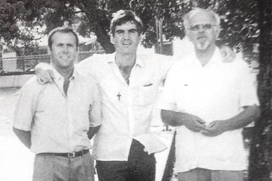 Agustín Zambrana, Manuel Lozano y José Pulido, sacerdotes diocesanos misioneros en Caicara del Orinoco