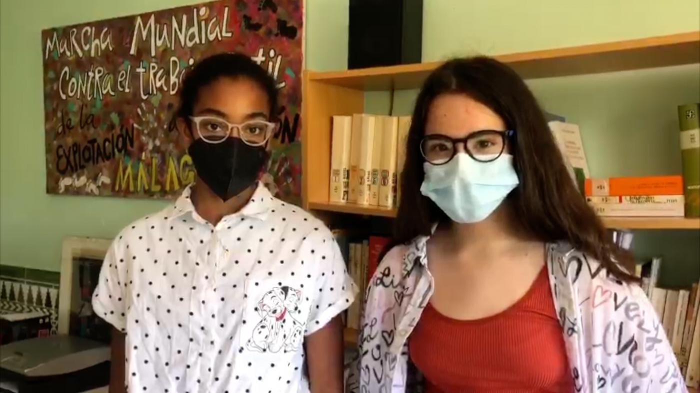 Naomi y Paula (1º de ESO): «En Religión aprendemos de otras culturas»