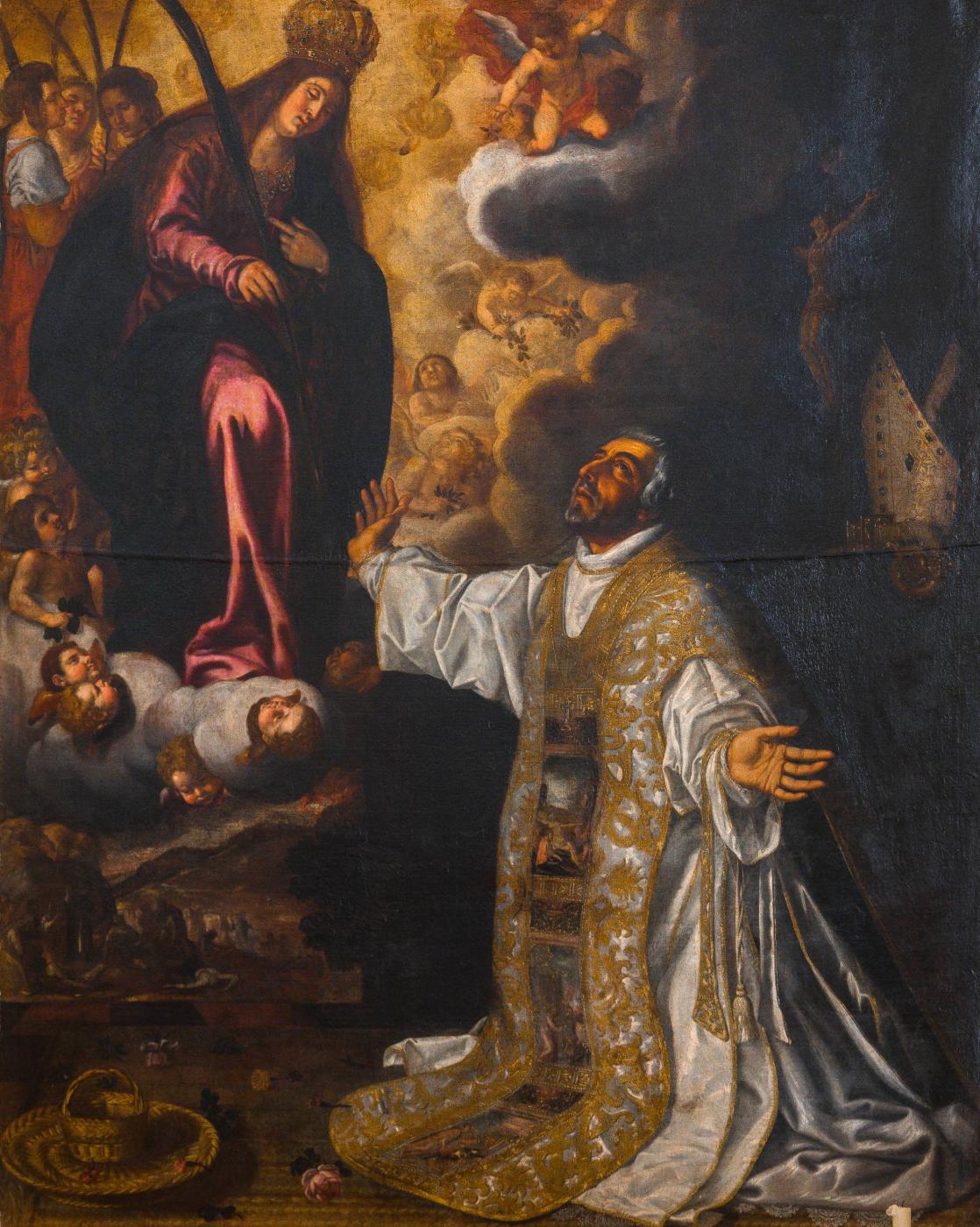 Situado en la Capilla de San Julián en la Catedral de Málaga