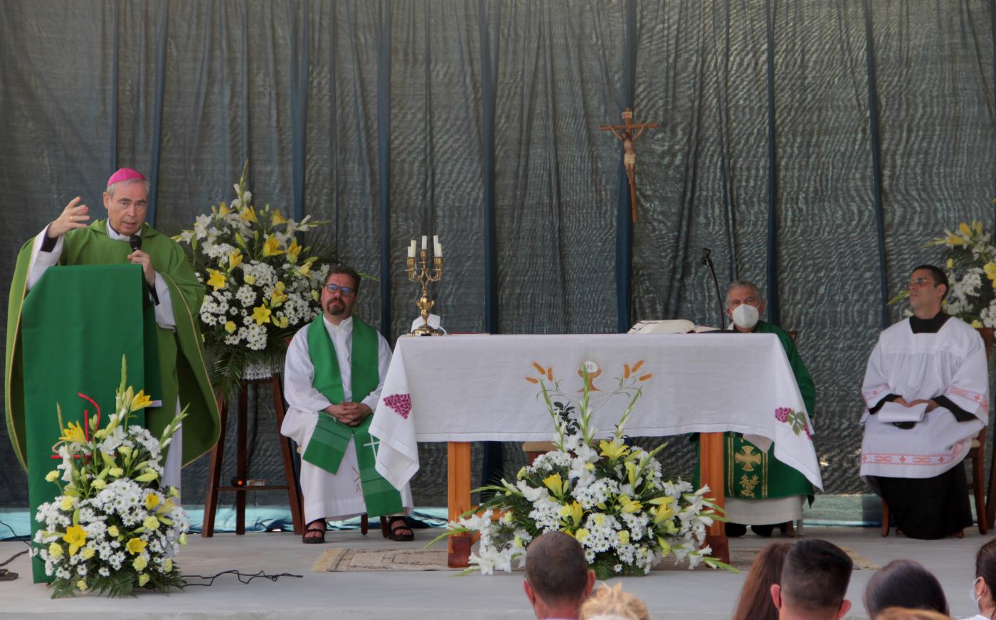 Visita Pastoral de D. Jesús Catalá a las pedanías de Los Marines y El Regalón, en Periana